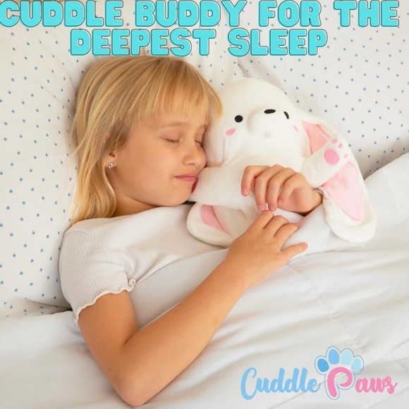 ✨Cuddle Paws White Bunny Body Pillow✨ - Picture 4 of 8